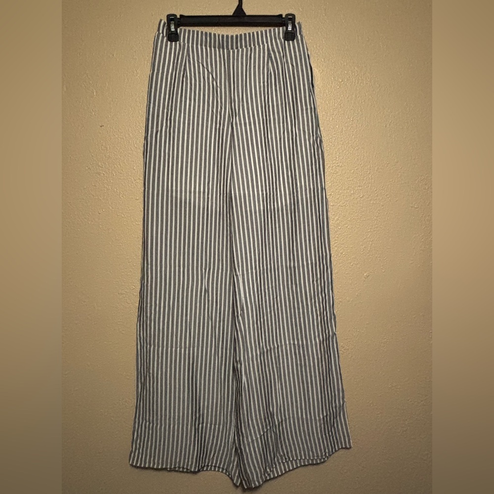 Striped Wide Leg Pants